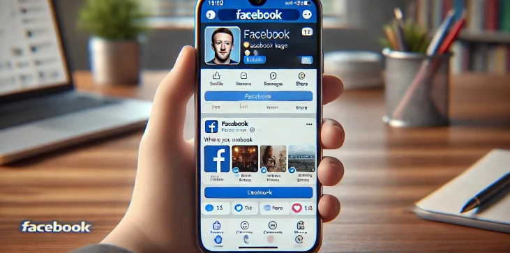 Facebook auf dem Telefon